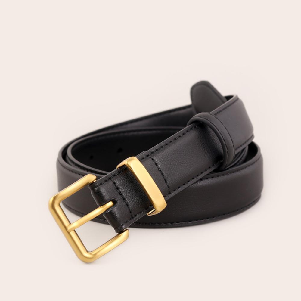 Solid Color Women Belt Fashion Decorative Belt Casual Waistband Belt  All-Match