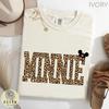 Minnie Animal Kingdom Shirt, Minnie Leopard, Disney Vacation Matching, Birthday Gift Shirts, Disneyworld Shirt, Disneyland Family Trip Shirt