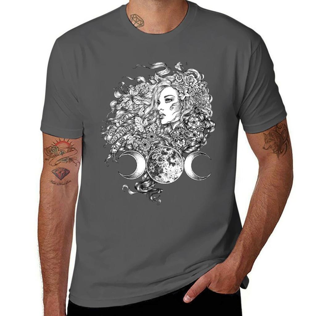 The Goddess Seasons TShirt Casual Loose Fit Short Sleeve TShirt