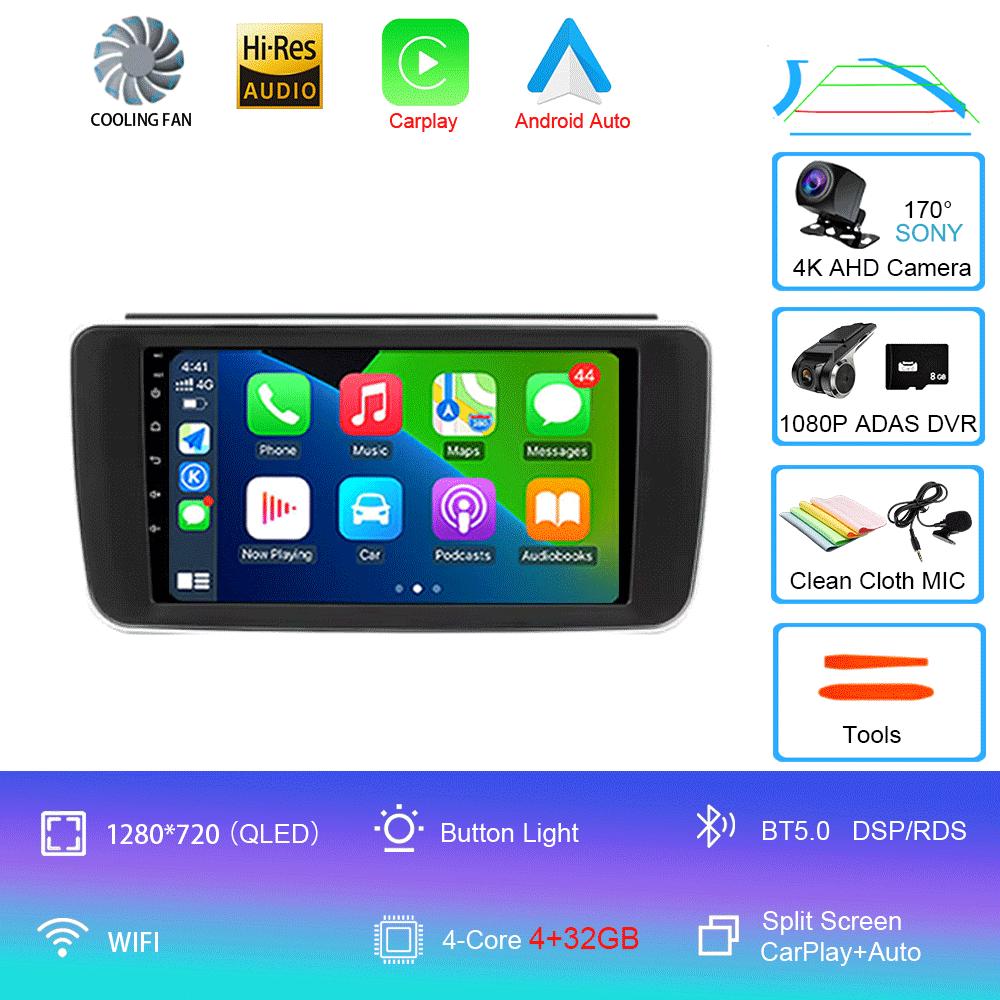 Android 14 For Nissan Leaf ZE1 2017 - 2024 Octa-Core HU 4G Car Radio Multimedia Video Player Navigation GPS 360 camera Wifi