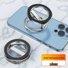 Double Head Magnetic Car Phone Mount - Dual-Sided Metal Stand for Streaming & Navigation