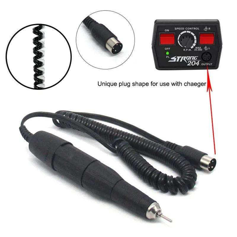 65W STRONG 204 90 Dental Manicure Machine STRONG 102L Polish Jewelry Handle Electric Nail Drill Goldsmith Engraver Sanding Device