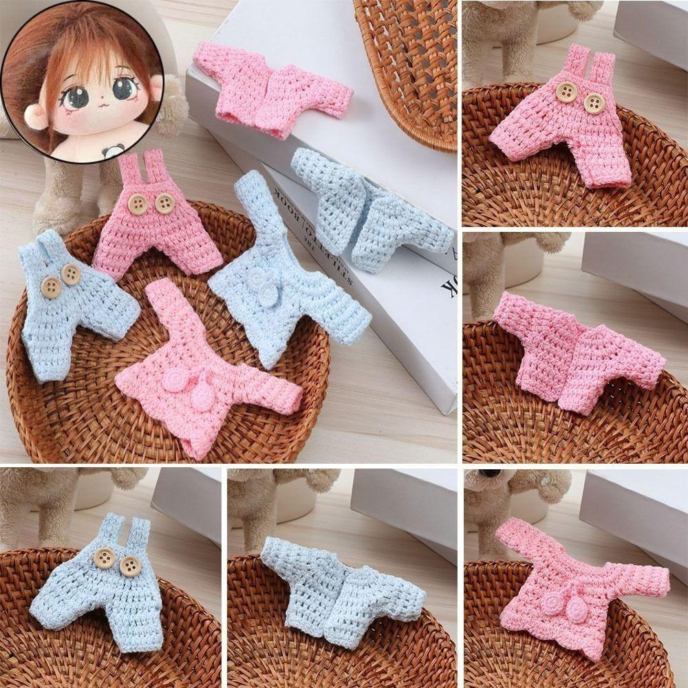 Multistyles Knitted Coat Winter Sweaters Outfits Doll Sweaters  for 10cm Cotton Doll/for Idol Dolls