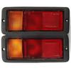 Rückstoßstangenleuchte Warnleuchte Reflektor Kompatibel mit Mitsubishi Pajero Montero V31 V32 V33 V43 Hochwertiges Autozubehör