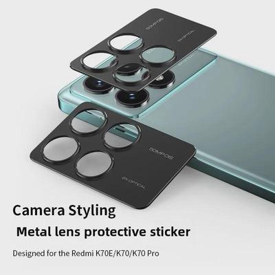 Redmi K70 Supreme Metal Lens Sticker: Hollow Design for Unobstructed Photos, Includes K70Pro Phone Lens Film