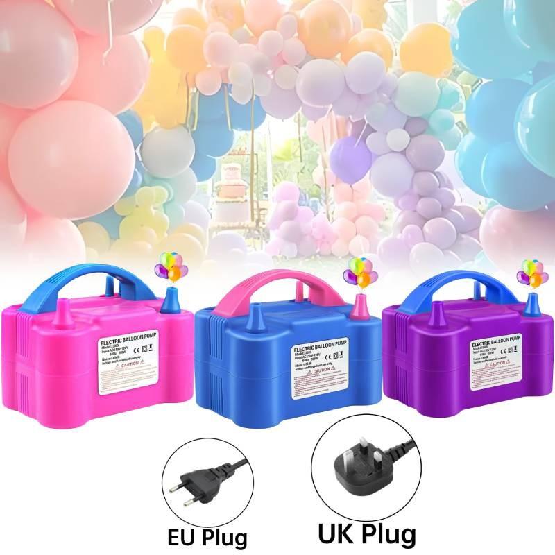 Electric Balloon Inflator Pumps Dual Nozzle Partys Air Blower Supplies Xmas