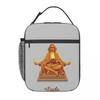 The Dude Budha The Big Lebowski Insulated Lunch Bag for Women Kids Portable Food Boxes Thermal Lunch Box Tote