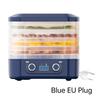 5-lagige smarte elektrische Lebensmittel-Trocknungsmaschine Obst Gemüse Dehydrator Maschine für Trockenfleisch Jerky Fleisch Fisch Snack Lebensmittel Dörrgerät EU/US