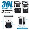 Waterproof Bag Rucksack Dry Bag Tarpaulin Back Cushion Sports Bag 30L Outdoor Large Capacity Unisex [TaoTech] (White, 30L)