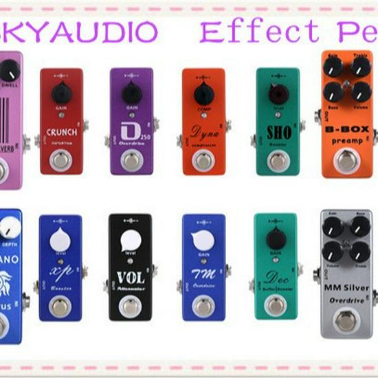 Moskyaudio Mini Guitar Effects Pedals & Power Supply
