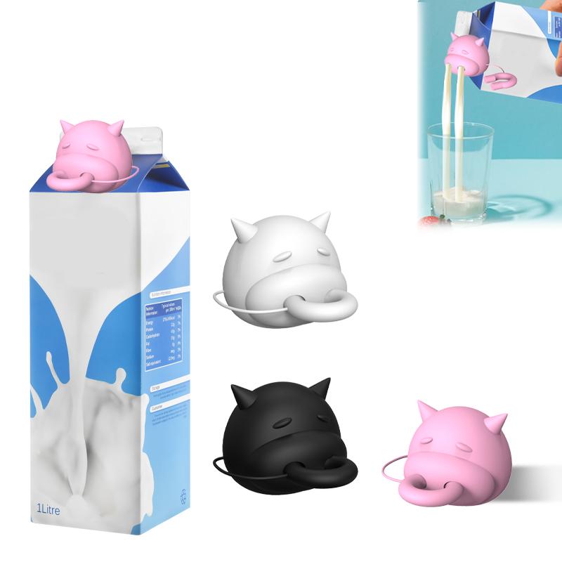 Funny Pouring Milk Bottle Cap Milk Carton Cap Milk Diverter Pour Spout Covers For Milk Bottles Pour Spout Covers For Household