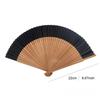 Portable Bamboo Folding Fan Foldable Short Folding Dance Folding Fan Simple and Elegant Decorative Bamboo Fan Catwalk