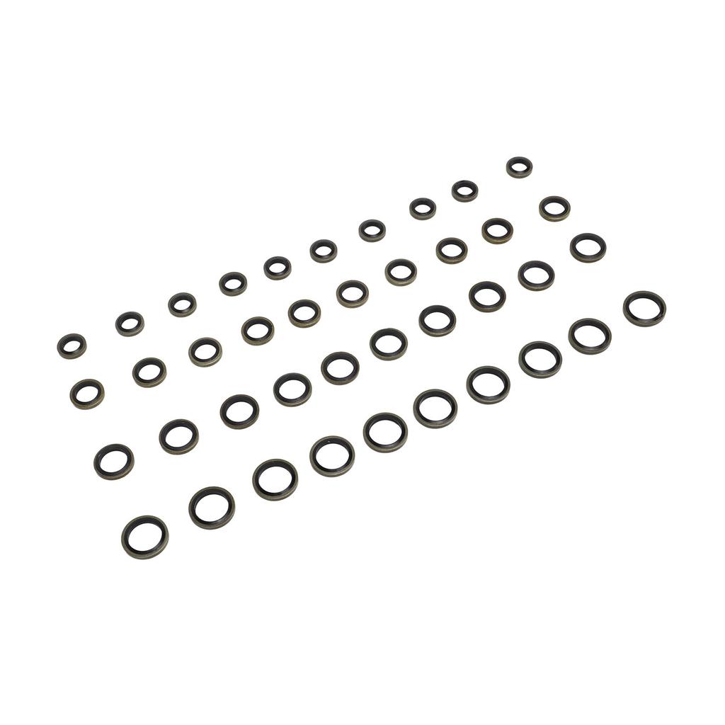 40 Pcs Banjo Bolt Fuel Sealing Washers 3918188 8mm 10mm 12mm 14mm Fuel Line Seals Plate Washers Replacement for Dodge
