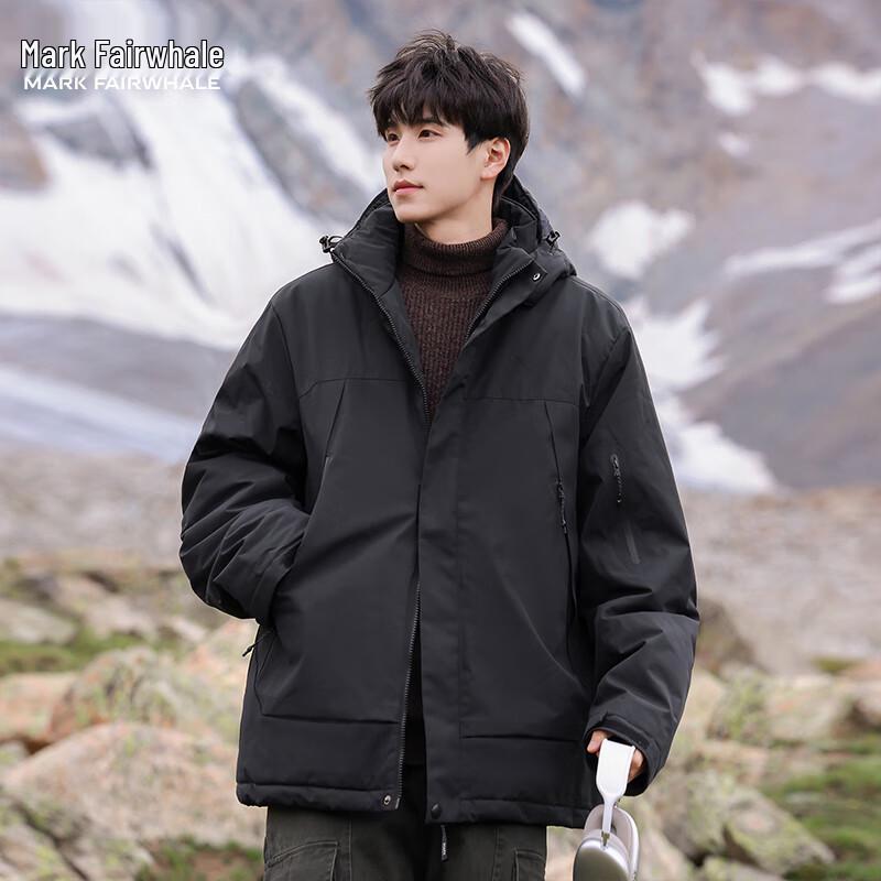 Mark Huafei Men's American Style Hooded Padded Jacket