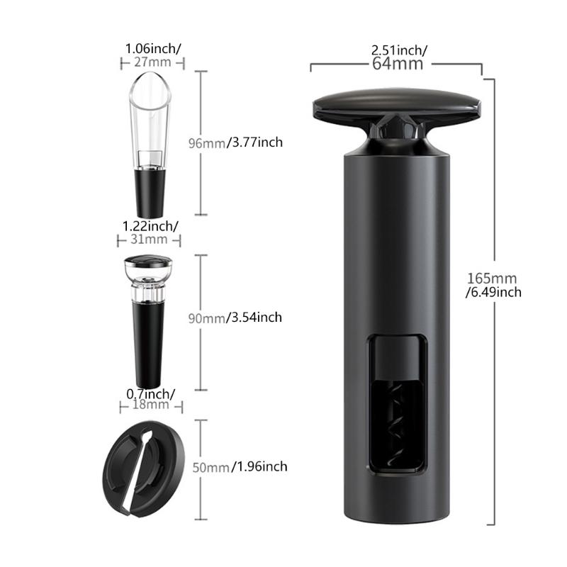 Ergonomic Designs Wine Opener With  spirals Drill For Easy Opening Of Various Wine Bottles At Homes Or Restaurants