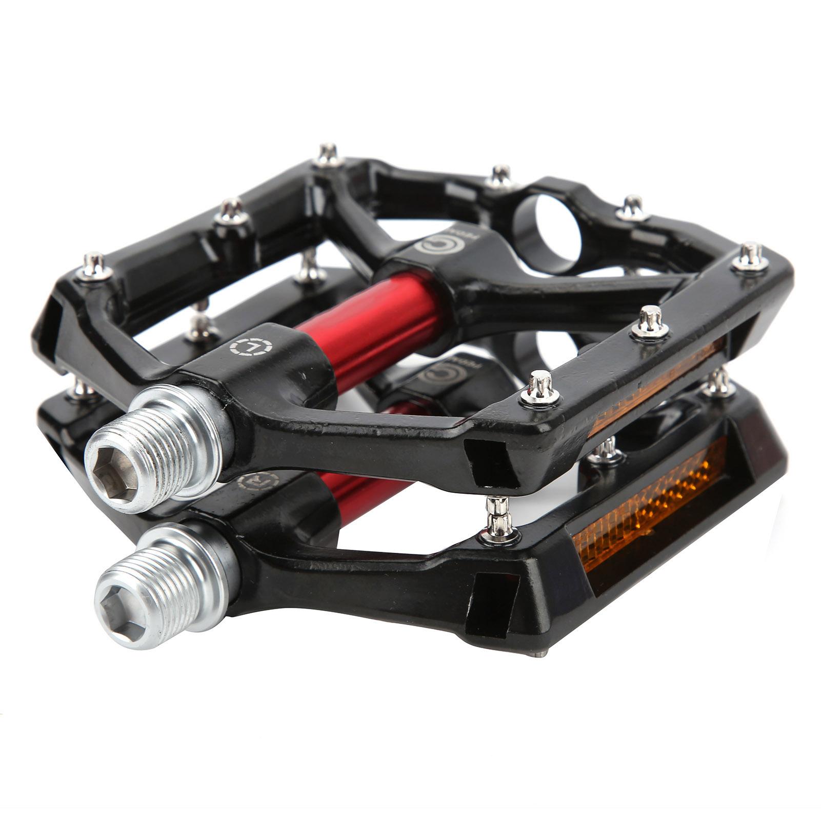 

Прочные подшипниковые педали для шоссейного велосипеда с отражателем, аксессуары для велосипеда из алюминиевого сплава с ЧПУ