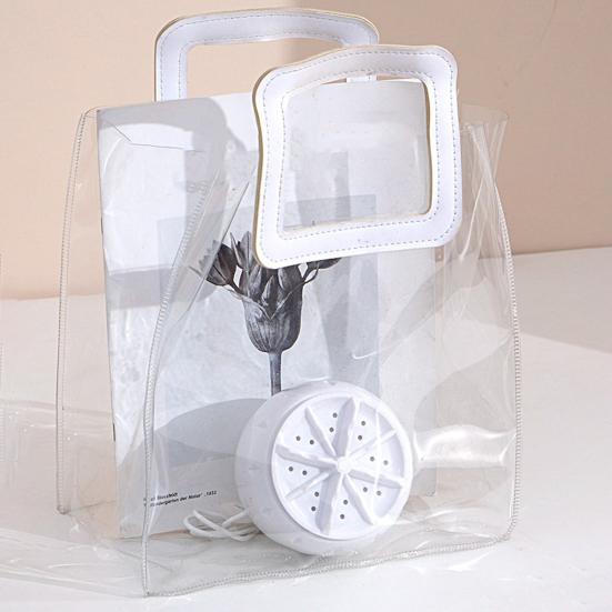 Tragbare Turbinenwaschmaschine Weiß Mini-Waschmaschine Leistungsstarke Effiziente Reinigung Waschmaschine für Wohnmobil College Reisen