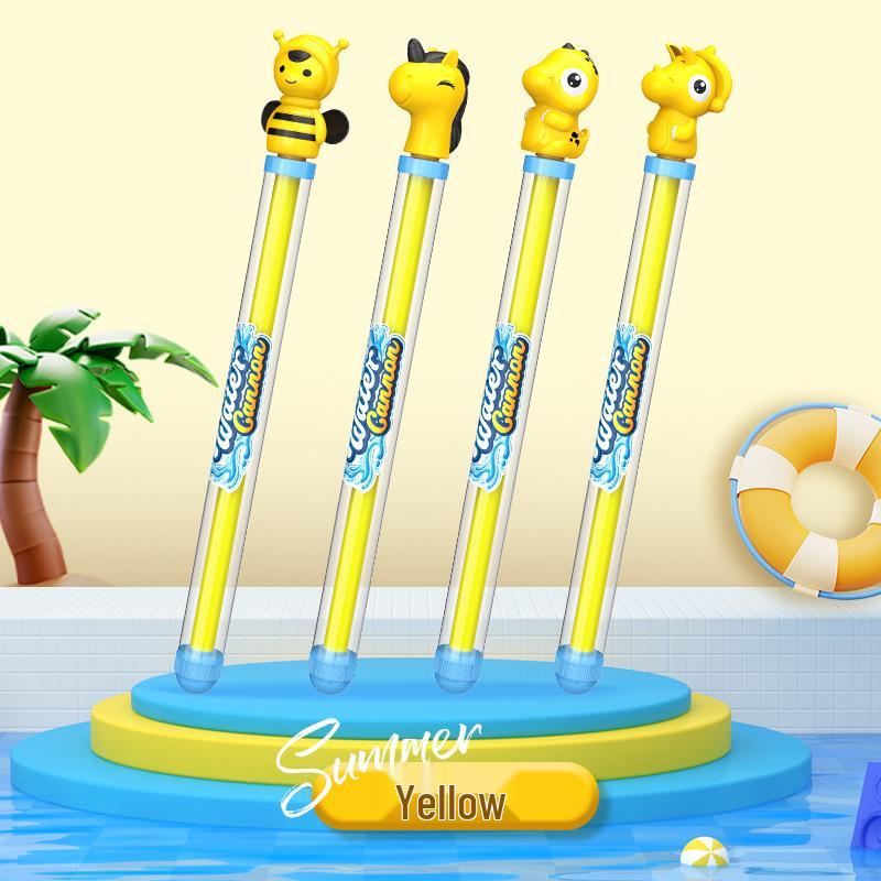 Cartoon Fireworks Water Gun: Pull-out Toy for Kids' Beach & Outdoor Water Play