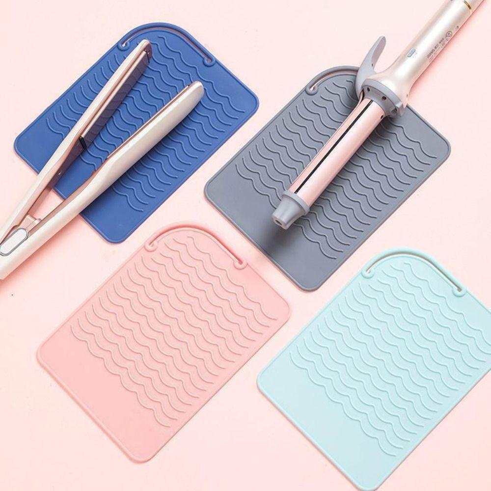 Portable Heat Resistant Mat Travling Protects Countertops Anti Scald Pads Non-Slip Silicone Pad