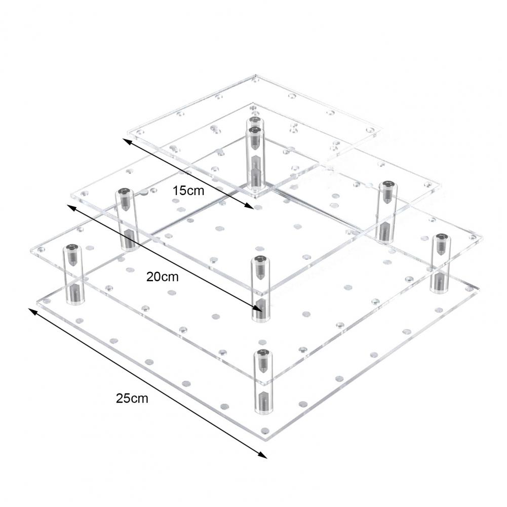 Dessert Table Display Set Cake Pop Display Stand Acrylic Cake Pop Stand with Multiple Layers Capacity for Lollipop for Organized