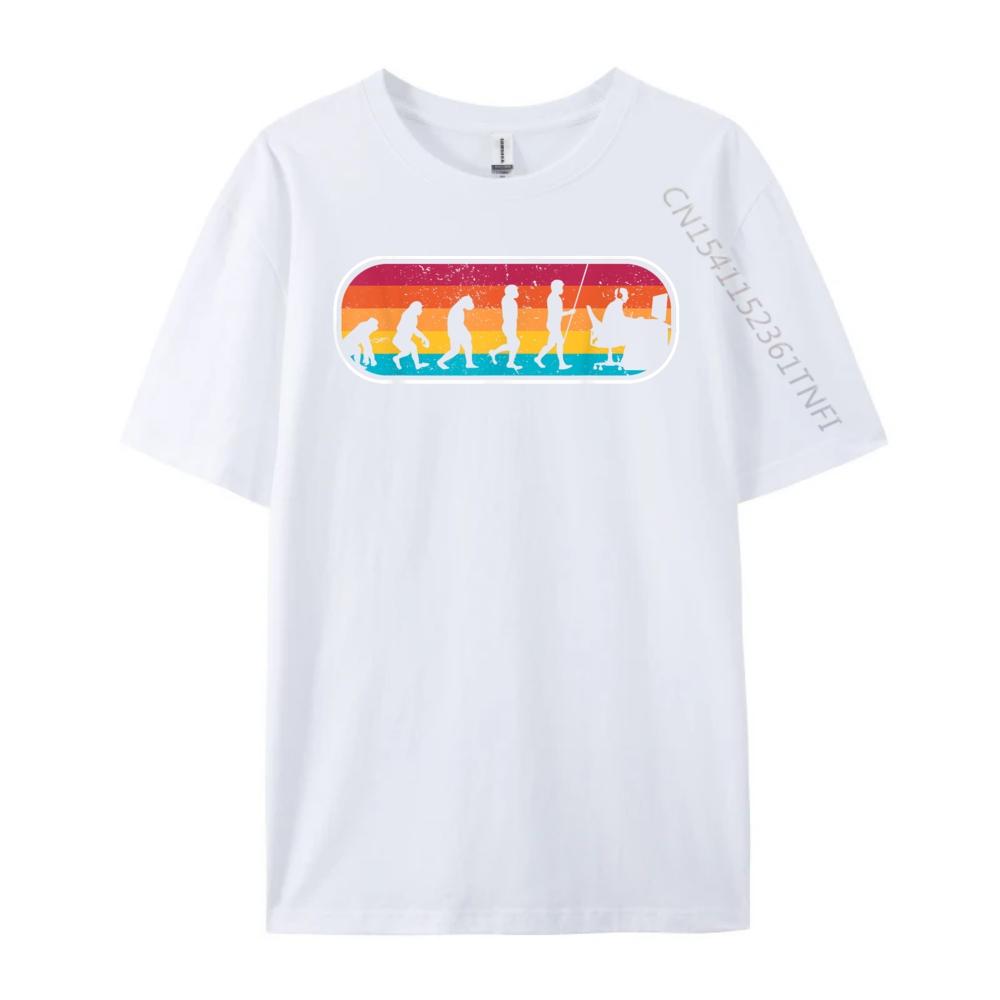 Evolution Gamer Computer Freak Geek Nerd Pc Game Harajuku Autumn Men Clothes Big And Tall Crazy Funny Shirts