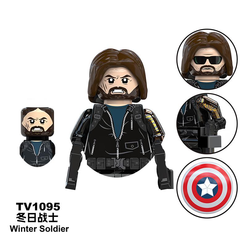 Thunderbolts Black Widow Building Blocks Daredevil  Bricks Taskmaster For Toys Gifts Children Mini Action Figures Party GIFTS