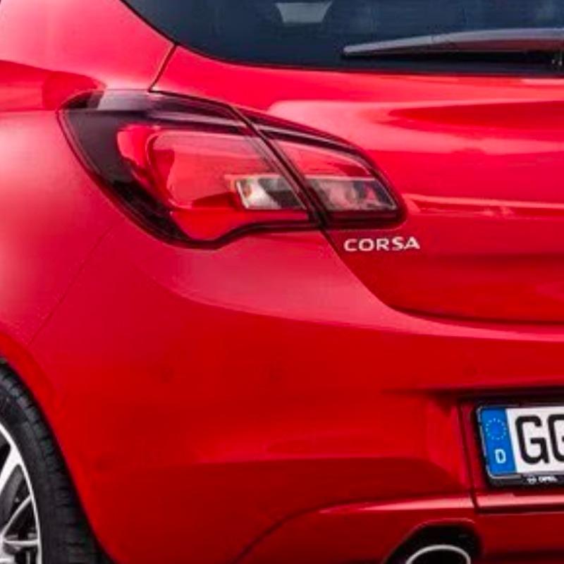 Nuovissimo Emblema Logo Lettere ABS OPEL COSRA Adesivi per Auto Badge per Paraurti Posteriore Coda Bagagliaio Auto Styling Accessori Auto Per Opel Corsa