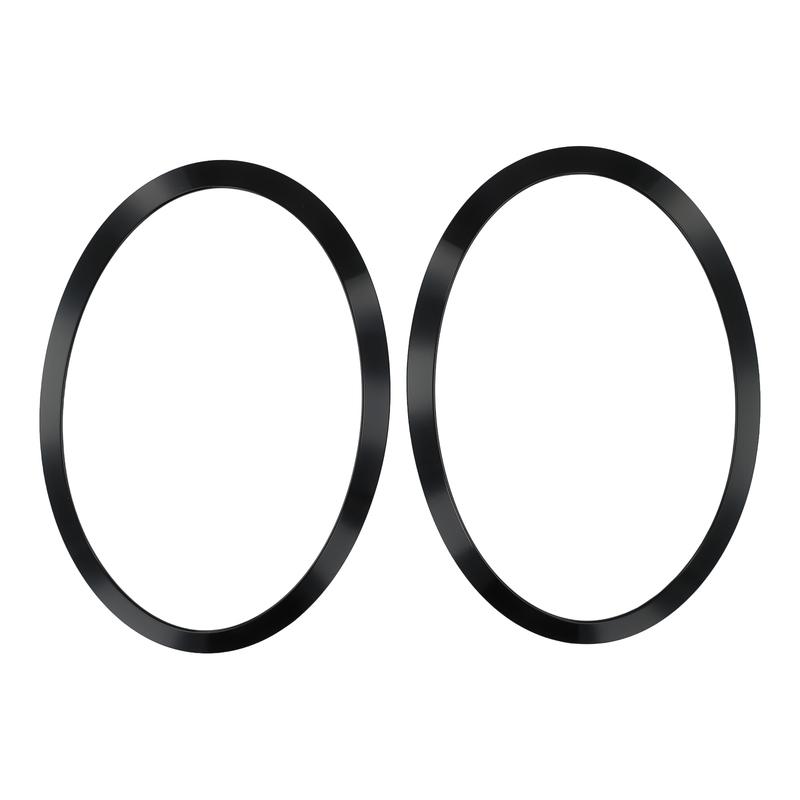 4pcs/set For Mini For Cooper Gloss Black Headlight Rings Trims+ Taillight Rings Trim New For Mini F55/F56/F57 14-21