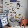 Lifelike Jurassic Dinosaur Luminous Wall Decals Vinyl Stickers Glow In The Dark For Living Room Kids Bedroom Diy Home Decoration