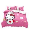 KT cat Hello Kitty ebay three-piece cartoon print bed sheet quilt cover 3D digital printing kit