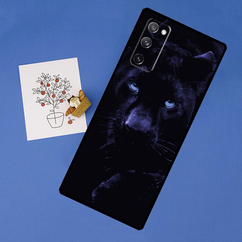 Tier Panther Handyhülle Für Samsung Galaxy S25 Ultra S9 S10 S20 S21 S22 Plus S24 FE S23 Ultra Rückabdeckung