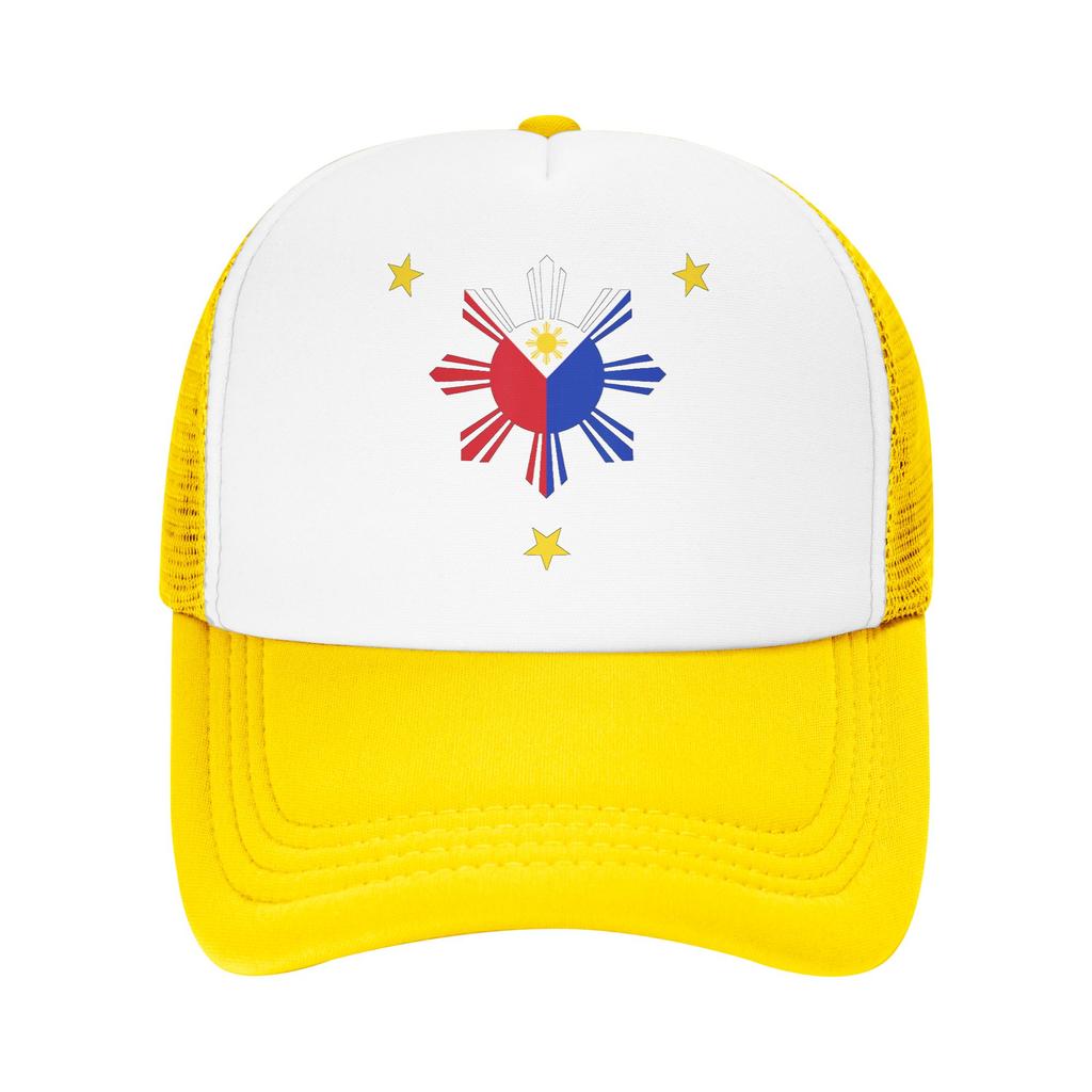 Bandiera Filippine Spilla Filippina Pinoy Pinay Orgoglio Unisex Cappellino da Baseball in Rete Unisex Cappelli da Sole HipHop Cappello Regolabile Cappellino da Camionista Estivo