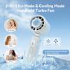Outdoor Portable Handheld Fan Mini Cooling Rechargeable 4500mAh 100-Level Free Control High Speed Turbo Fan Electric Eyelash Fan