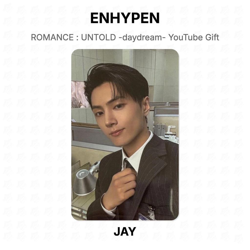 ENHYPEN ROMANCE : UNTOLD -daydream- YouTube Gift Official Photocard