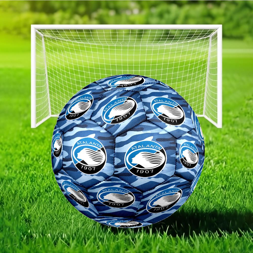 Football Atalanta Soccer Ball Size 5 Soccer Ball, Machine-stitched, Soft and Comfortable, Suitable for Training and Matches Fan Gift