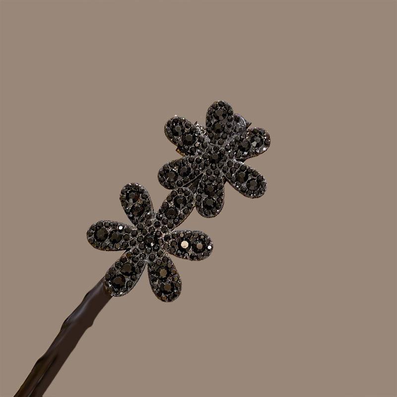 1pc Elegant Pearl Flower Bun Maker Korean Lazy Hair Curler Styling Accessories Hair Style Hairpin Hair Braiding Braider Hairgrip