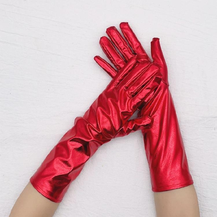 Sexy Metallic Gloves Spandex Gloves for Opera for Women and Girls Gift