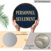 2D Flat Aluminum Vintage French-style Signage Wall Decoration, Available in Various Sizes. Suitable for Cafes, Living Rooms, Kitchens, Bars