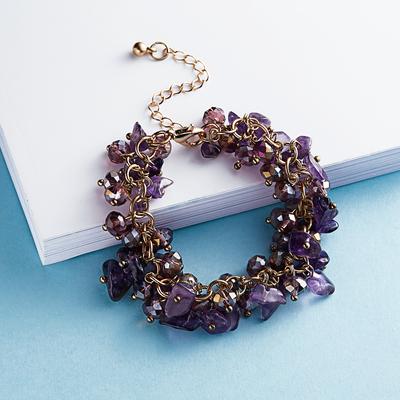 Bohemian Irregular Natural Stone Bracelets for Women Crystal Chain Bracelet