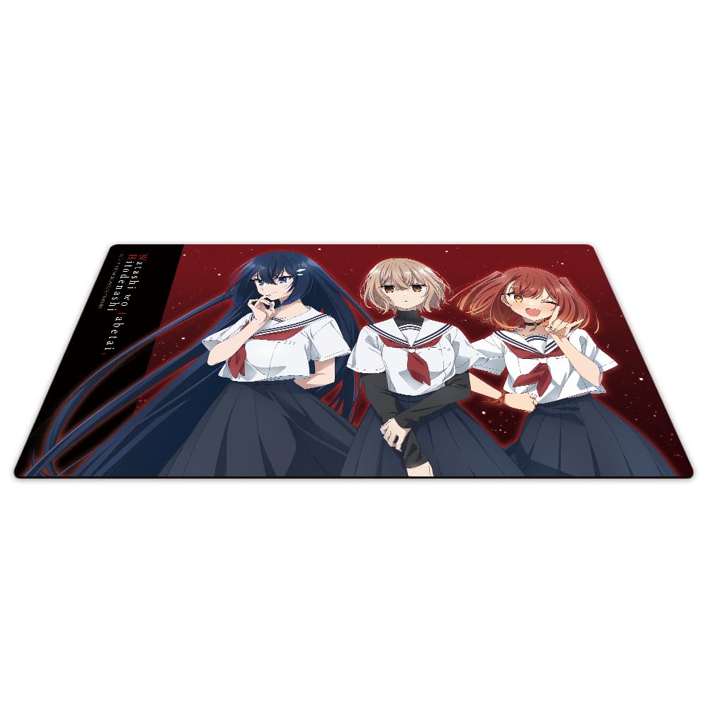 TV anime Want to Eat character rubber mat and Miku "I Me, Monster" Hinako, Shiori,