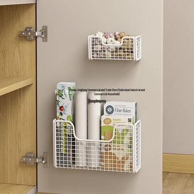Behind-Door Kitchen Storage Shelf with Cling Film Hook