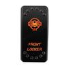 12V 24V Laser Rocker Switch Orange Led Light ON OFF / ON OFF ON for Car Boat Polaris RZR Can-Am ATV UTV RV Maverick Commander