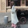 White Long Cardigan for Women Winter Clothes Knitted Fluffy Long Sleeve Cashmere Sweater Coat Korean Style Warm Vintage