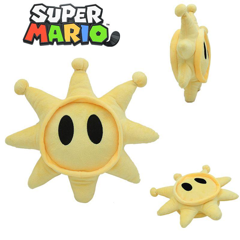 Cuddly 30cm/11.8in Super Mario Shine Sprite Plush Toy Soft Stuffed Doll Kids Gift