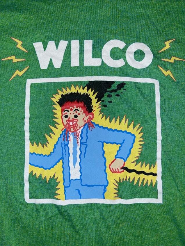 WILCO Band Green Electrocution Man Short Sleeve T-shirt Unisex BT626 Unisex T-Shirt S