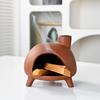 Handmade Ceramic Palo Santo Holder Burner - Mini Chimenea Incense Dish for Palo Santo and Sticks .Sage Holder for for Aromatherapy, Yoga, Meditation