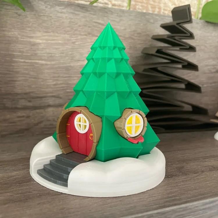 Creative and Interesting LED Light Christmas Candle House - Convenient and Practical Home Decoration for Festive Atmosphere
