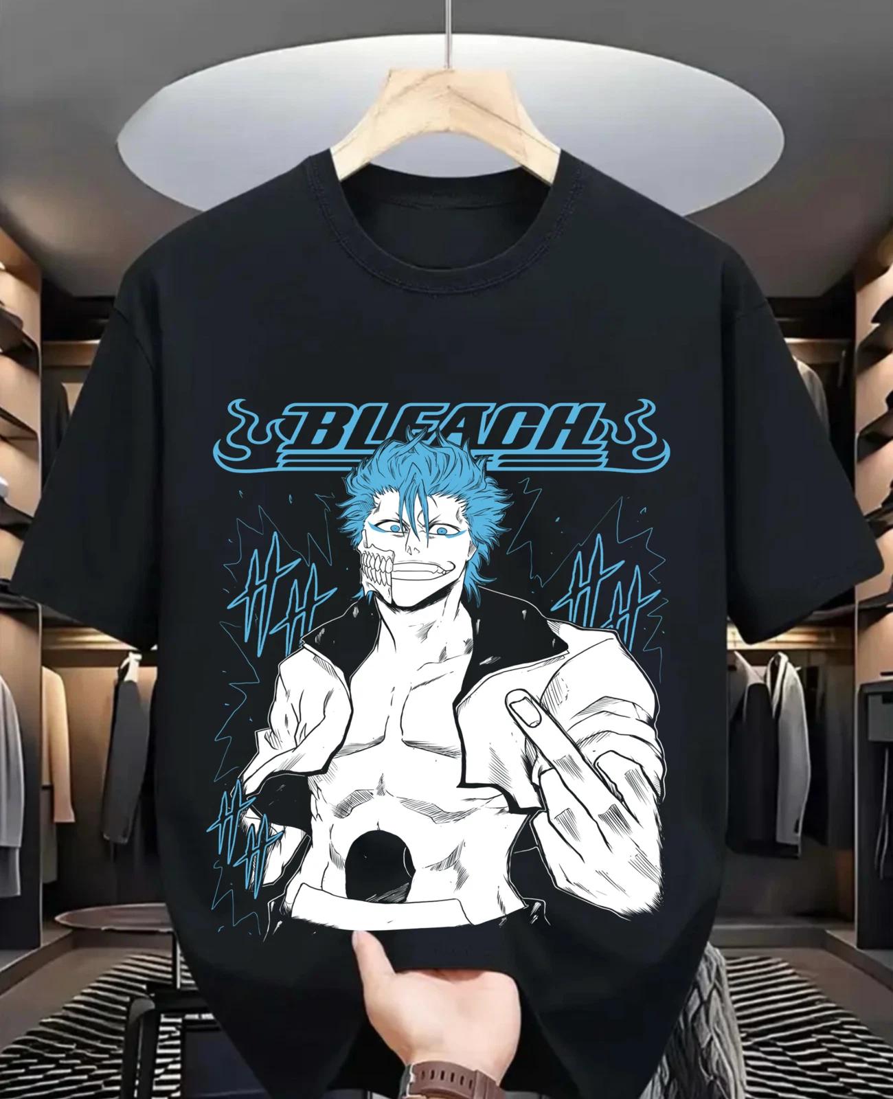 Bleach Ичиго Куросаки Футболка Манга Стрип Ужасы Аниме Подарок Рубашка Футболка Все Размеры M