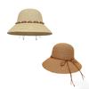 Sun Protection Woven Hat Wide Brim Sunshade Hat New Straw Hat  Seaside Beach