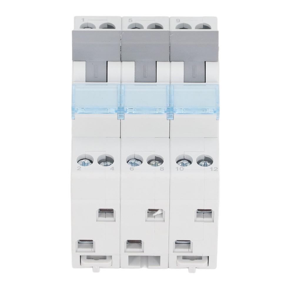 

NLZ1-63 3P Dual Power Transfer Switch 63A 400V DIN Rail Mount Dual Power Manual Transfer Switch 3P Power Transfer Switch NLZ1-63-3P 63A